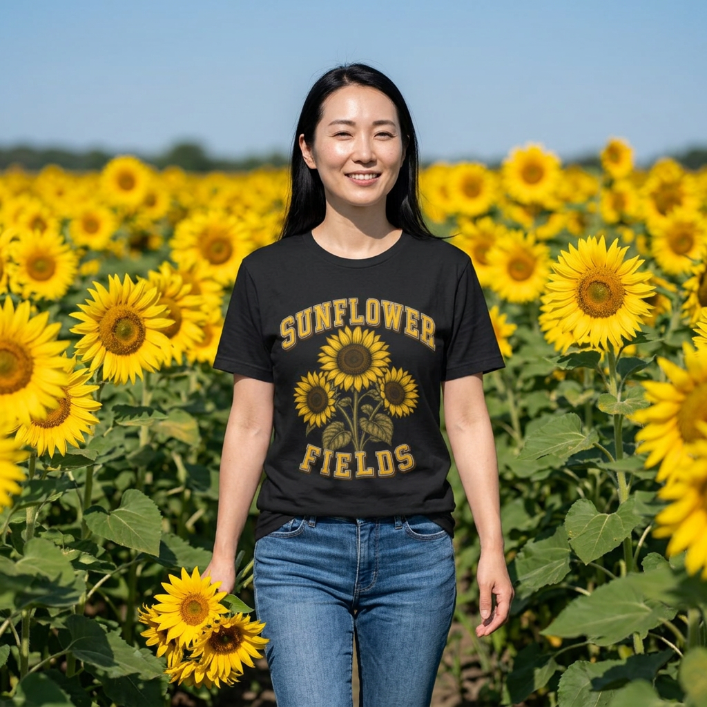 Sunflower Fields Tee