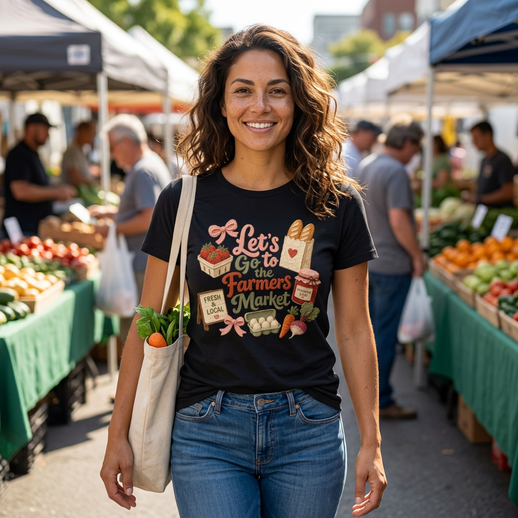 Let's Go to the Farmers Market Tee