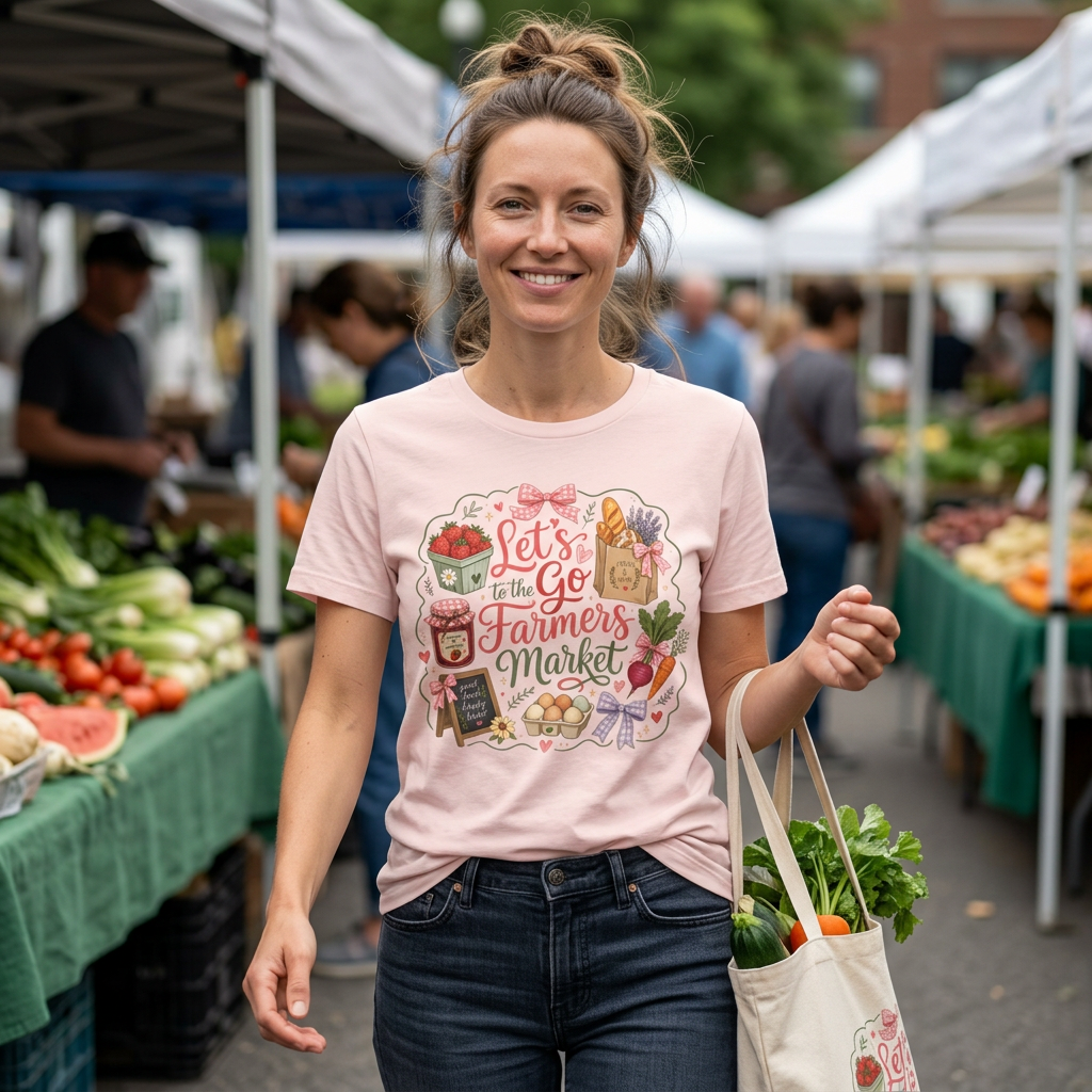 Let's Go to the Farmers Market Tee