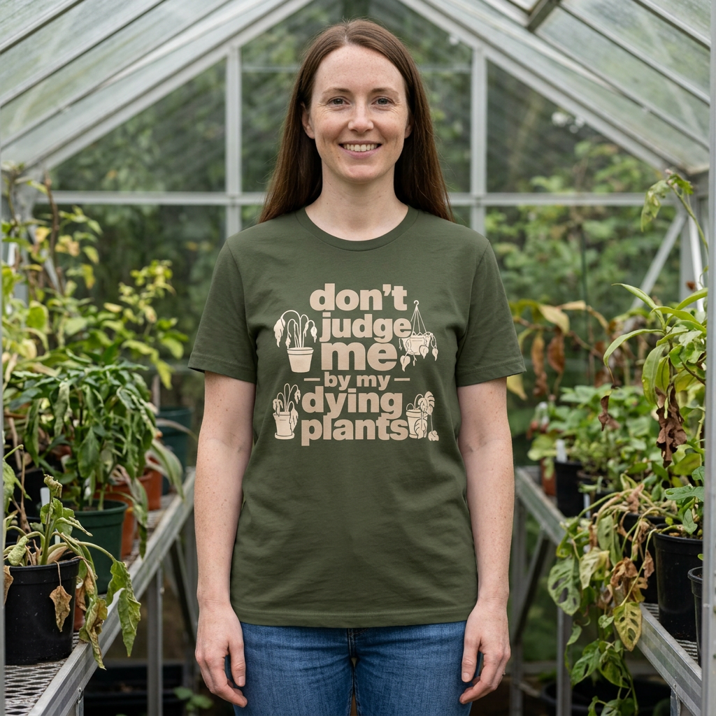 Don't Judge Me by My Dying Plants Tee