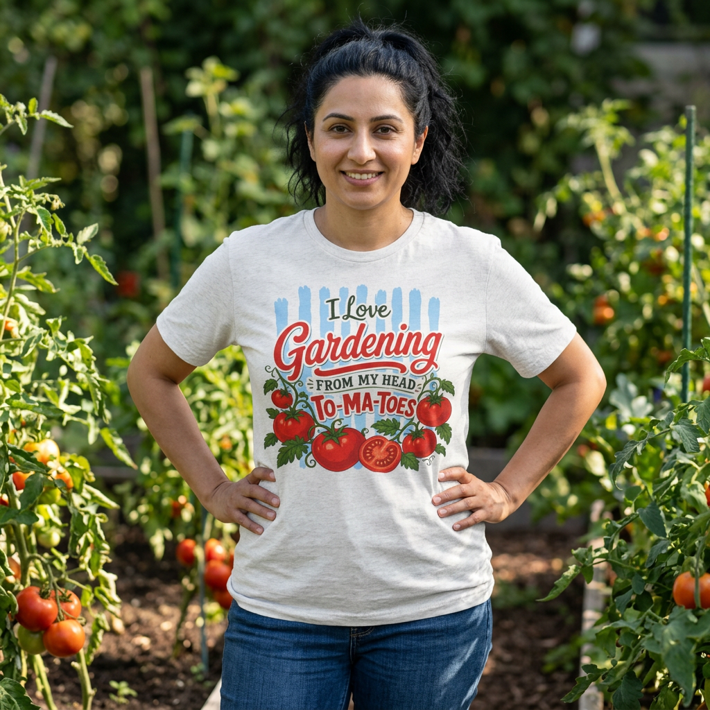 I Love Gardening From My Head To-Ma-Toes Tee