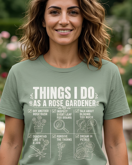 Things I Do as a Rose Gardener Tee