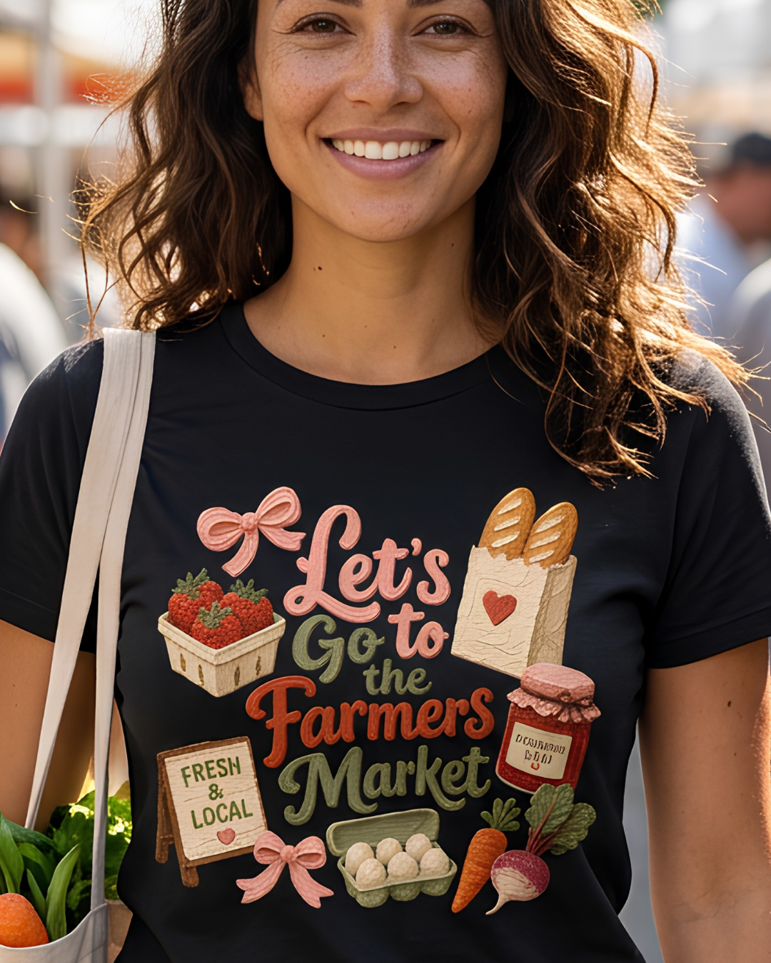 Let's Go to the Farmers Market Tee