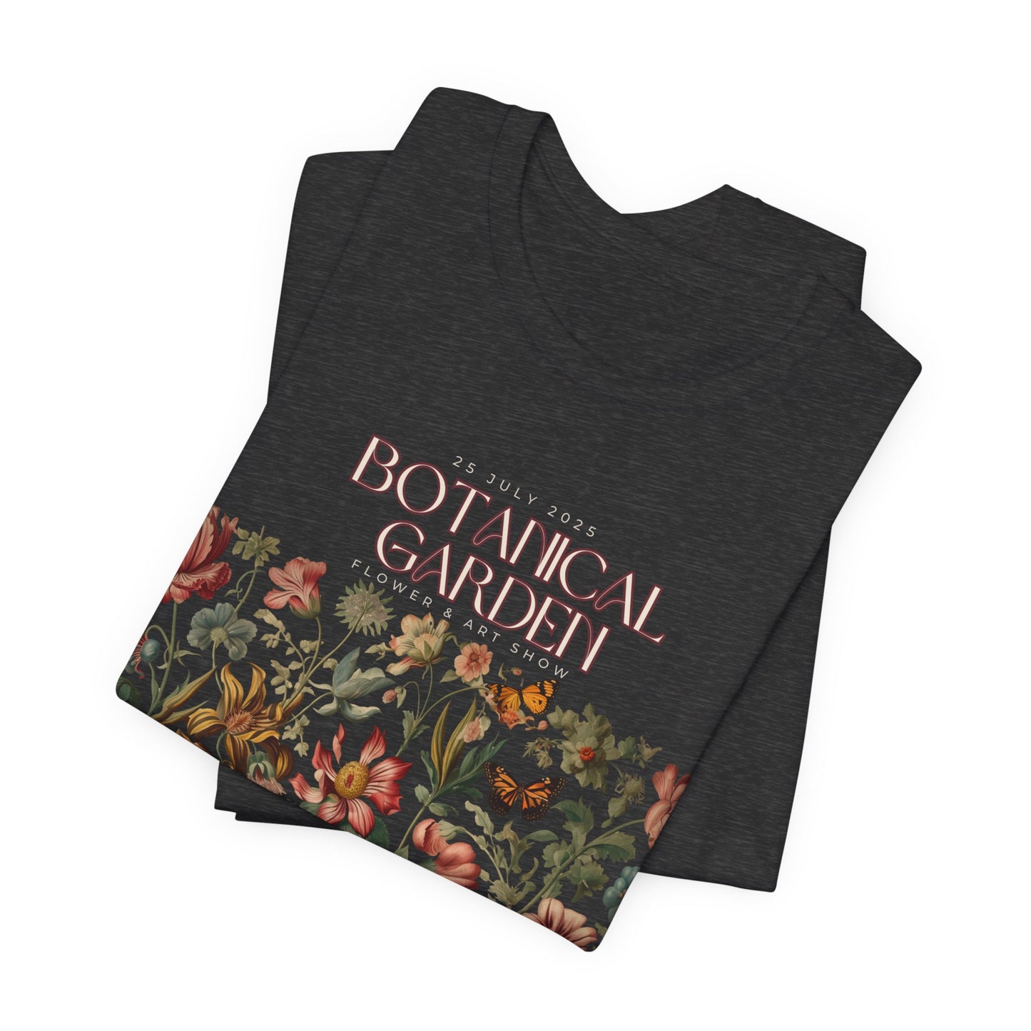 Botanical Garden Floral Tee — Vintage Flower Garden T-Shirt