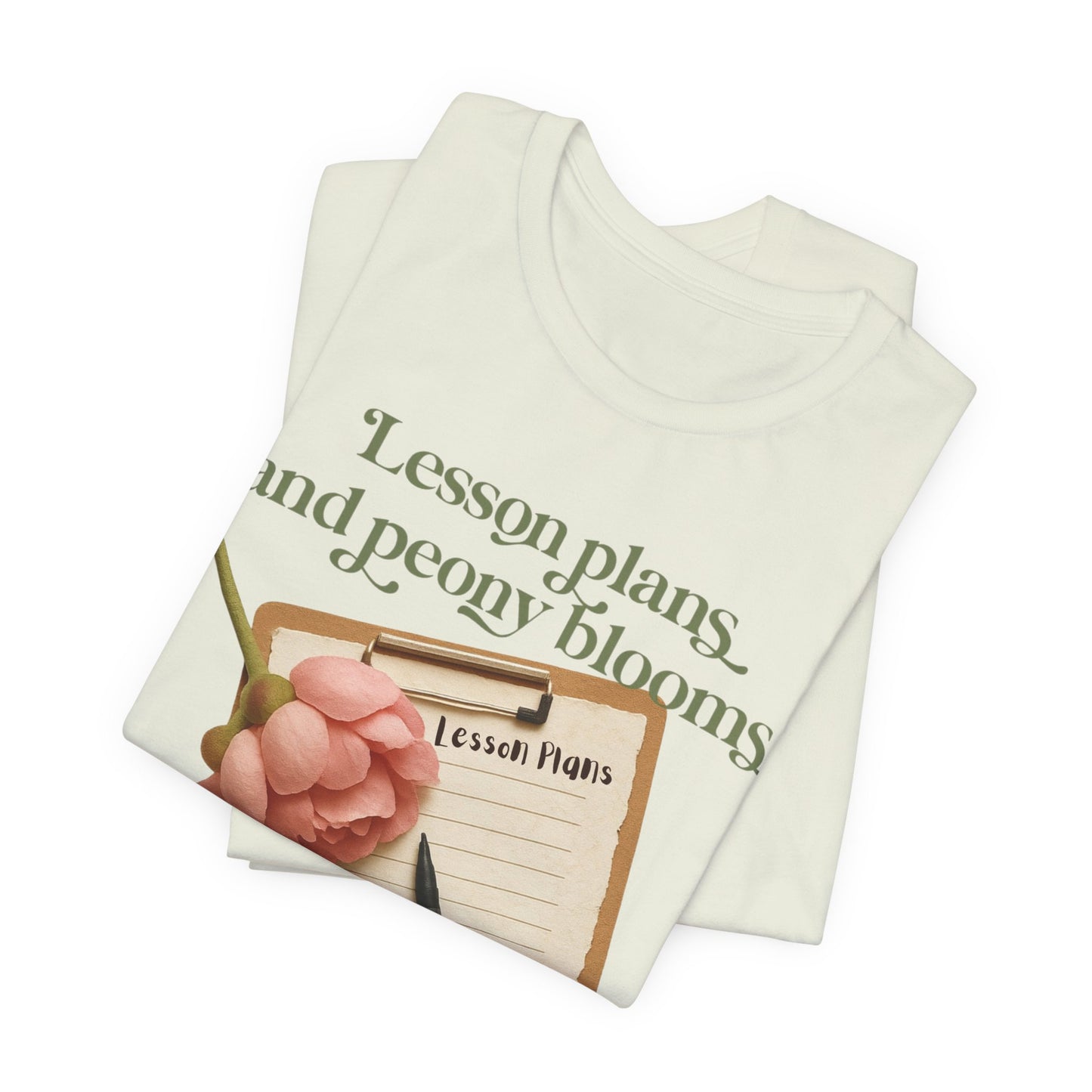 Lesson Plans & Peony Blooms Teacher Tee