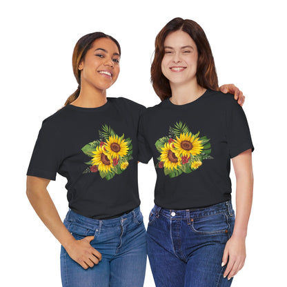 Sunflower Bouquet Tee – Floral Summer Graphic T-Shirt