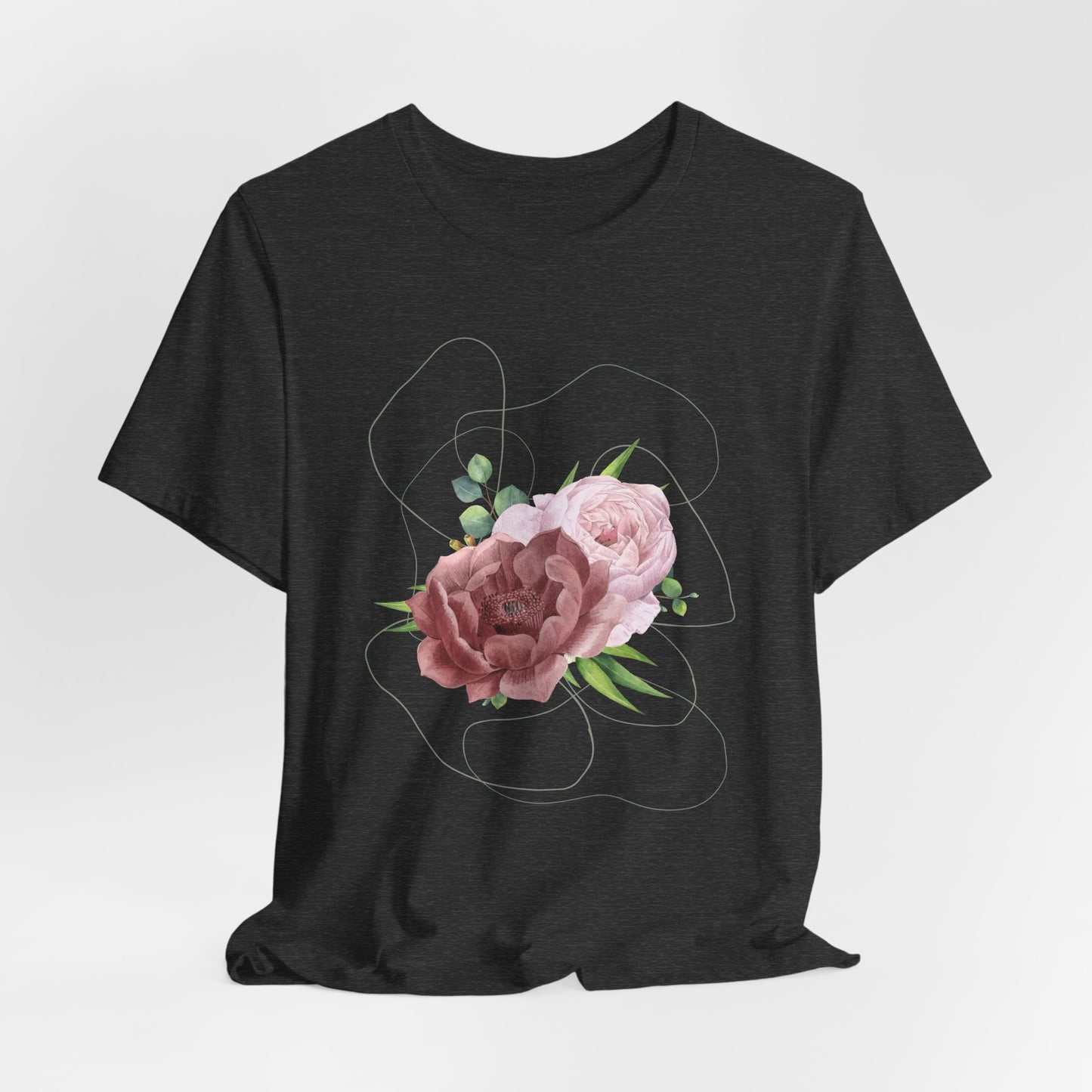 Vintage Floral Bouquet — Elegant Botanical Art Tee