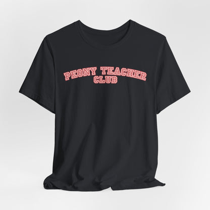 Peony Teacher Club T-Shirt