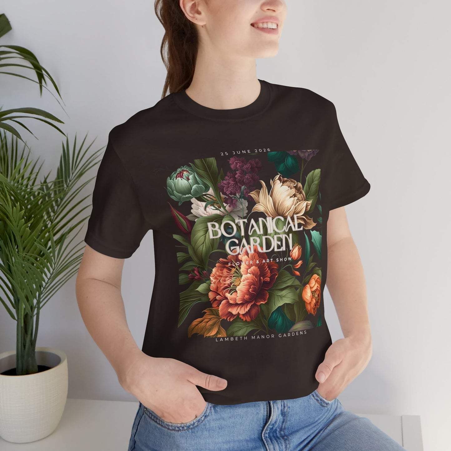 Botanical Garden Floral Tee — Vintage Garden Flowers Shirt