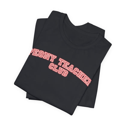 Peony Teacher Club T-Shirt