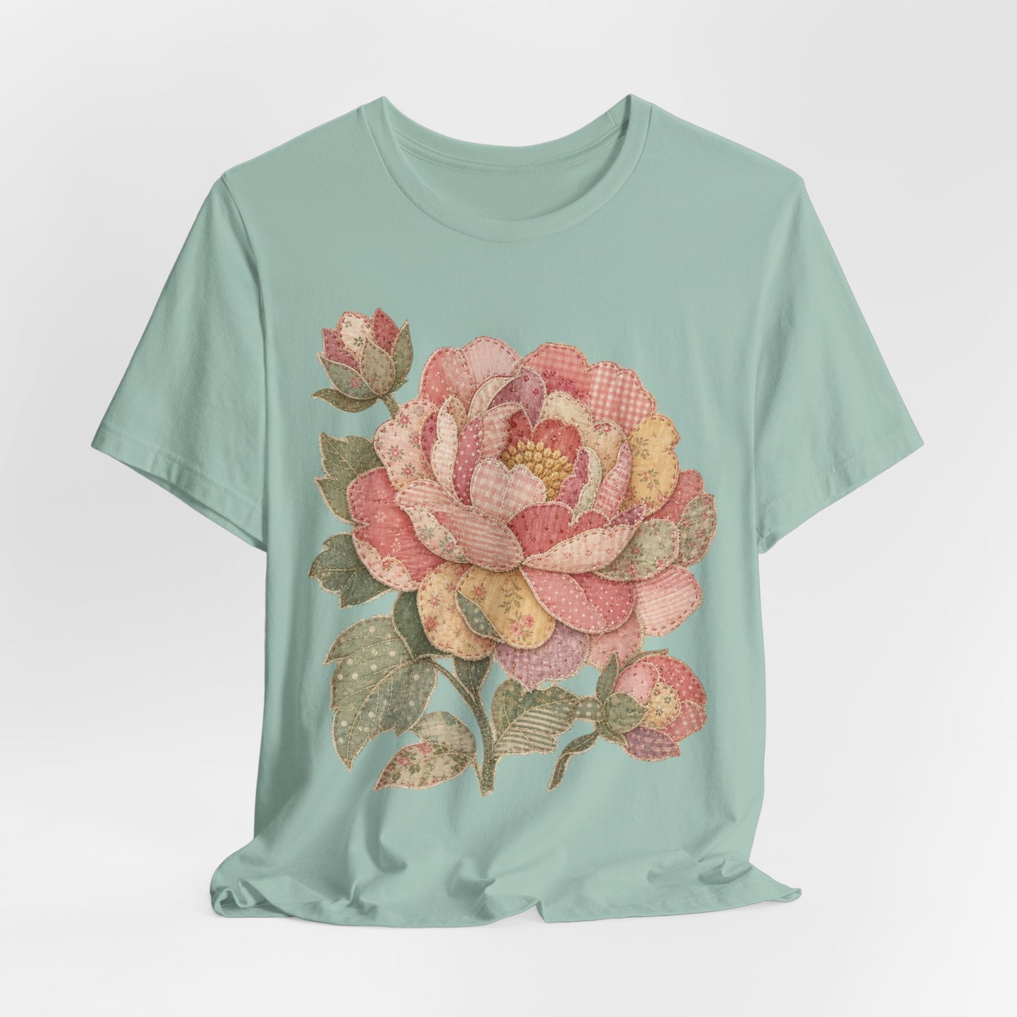 Patchwork Style Peony