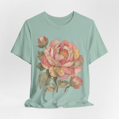Patchwork Style Peony