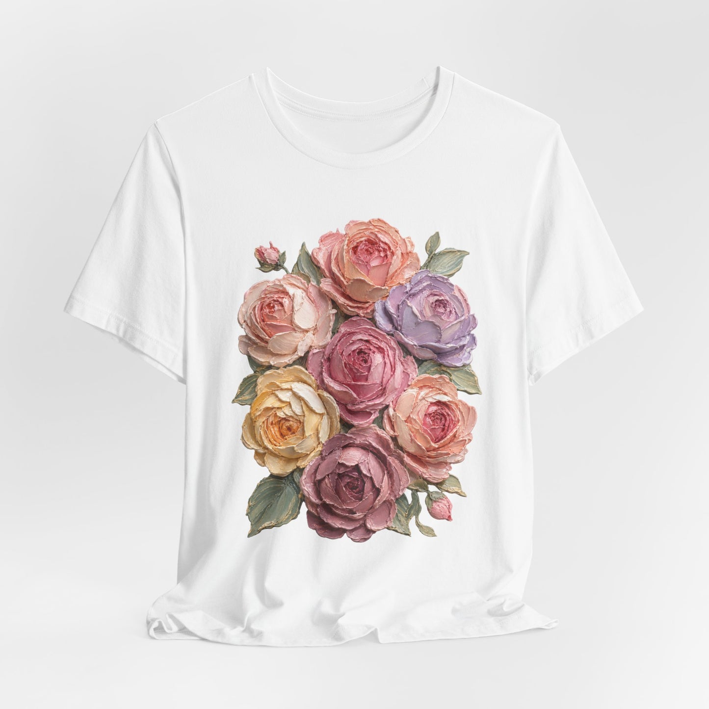 Impasto Rose Bouquet
