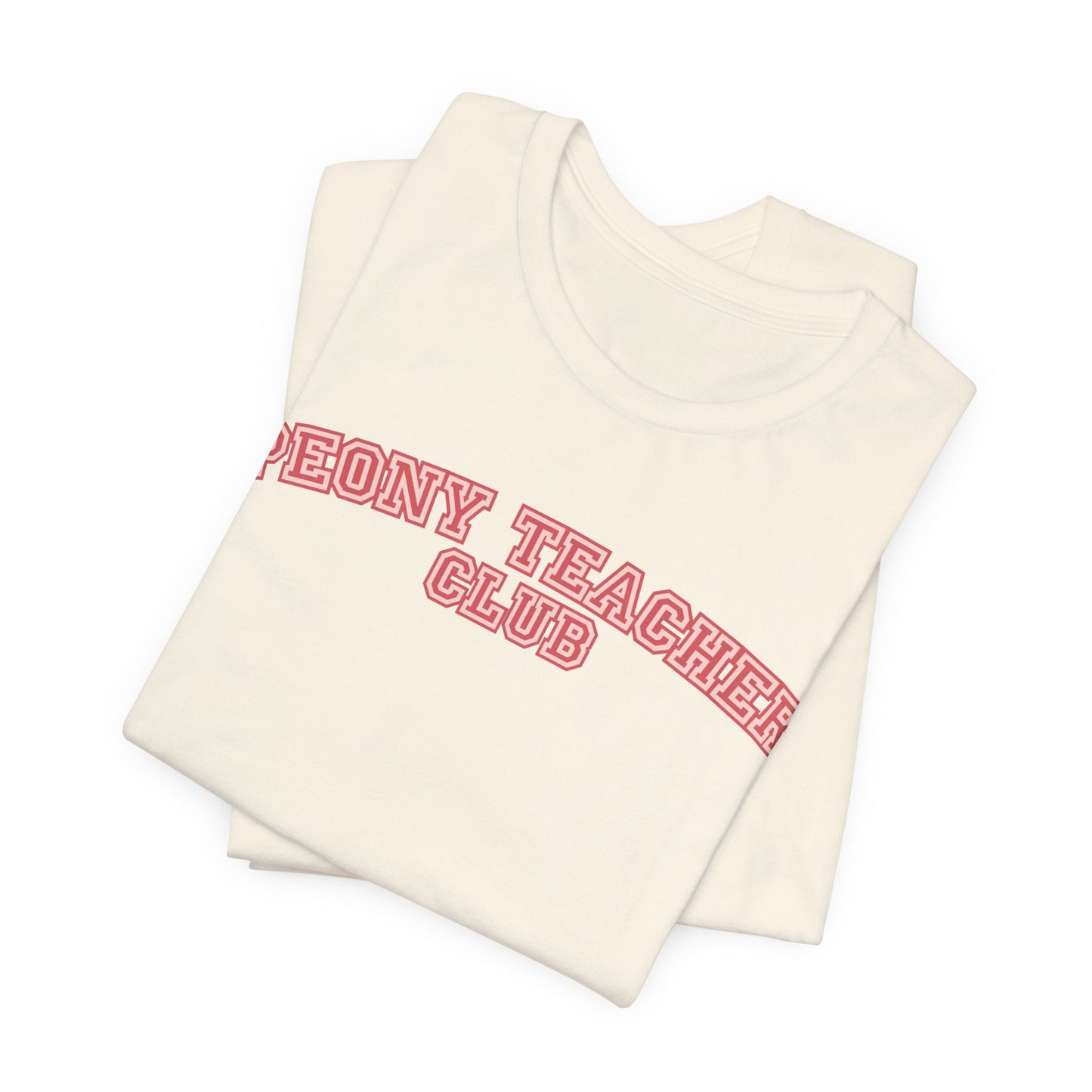 Peony Teacher Club T-Shirt