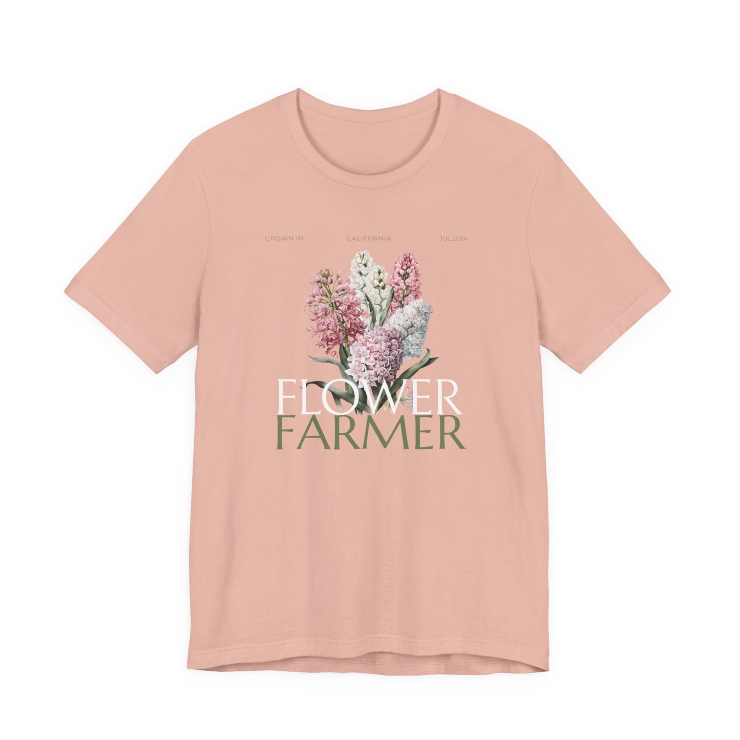 Flower Farmer T‑Shirt — Floral Bouquet Gardening Tee for Women & Men