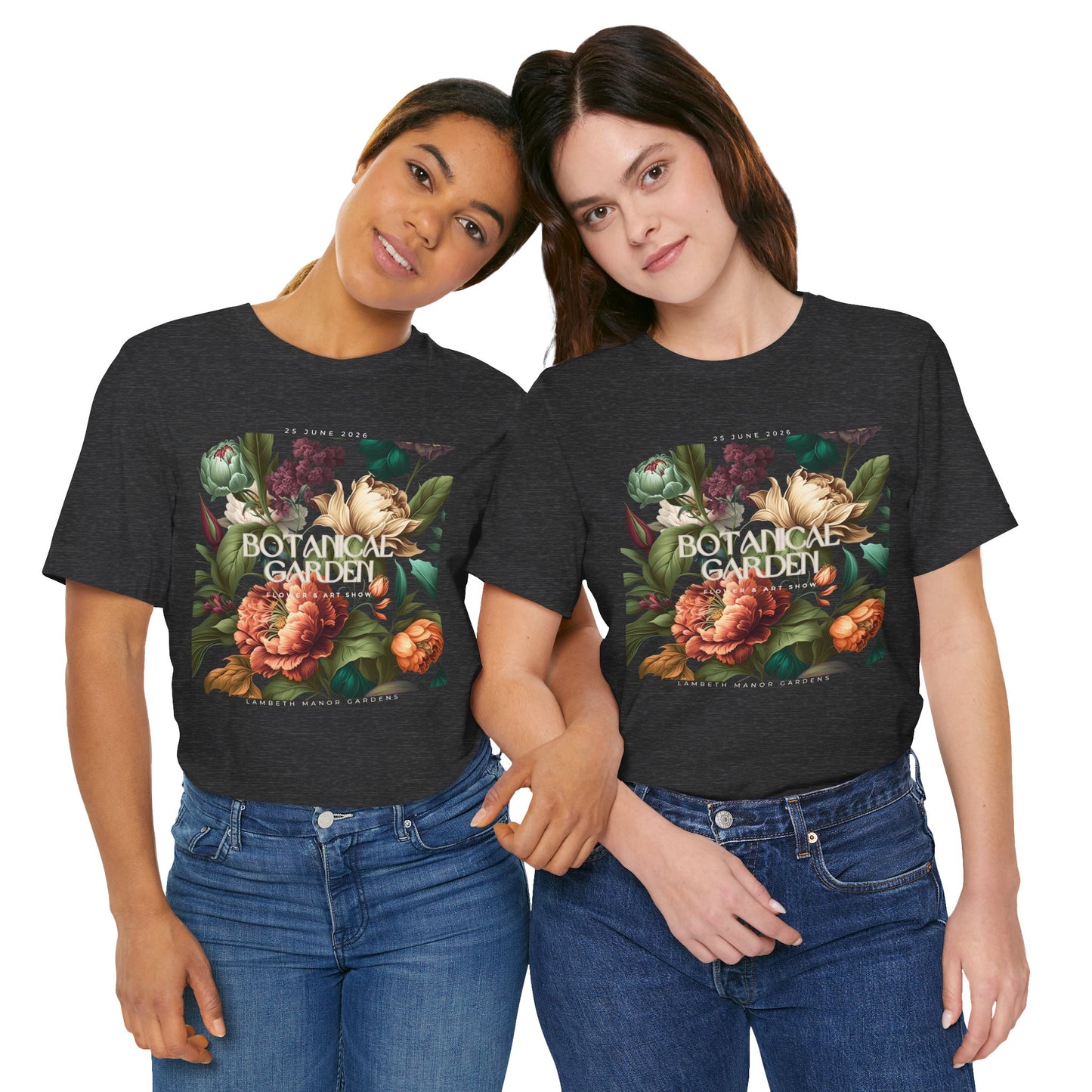 Botanical Garden Floral Tee — Vintage Garden Flowers Shirt