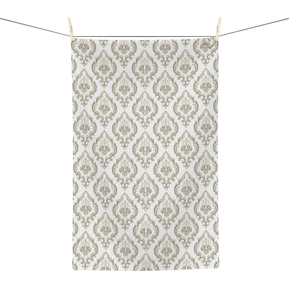 Damask Vintage Pattern Microfiber Tea Towel