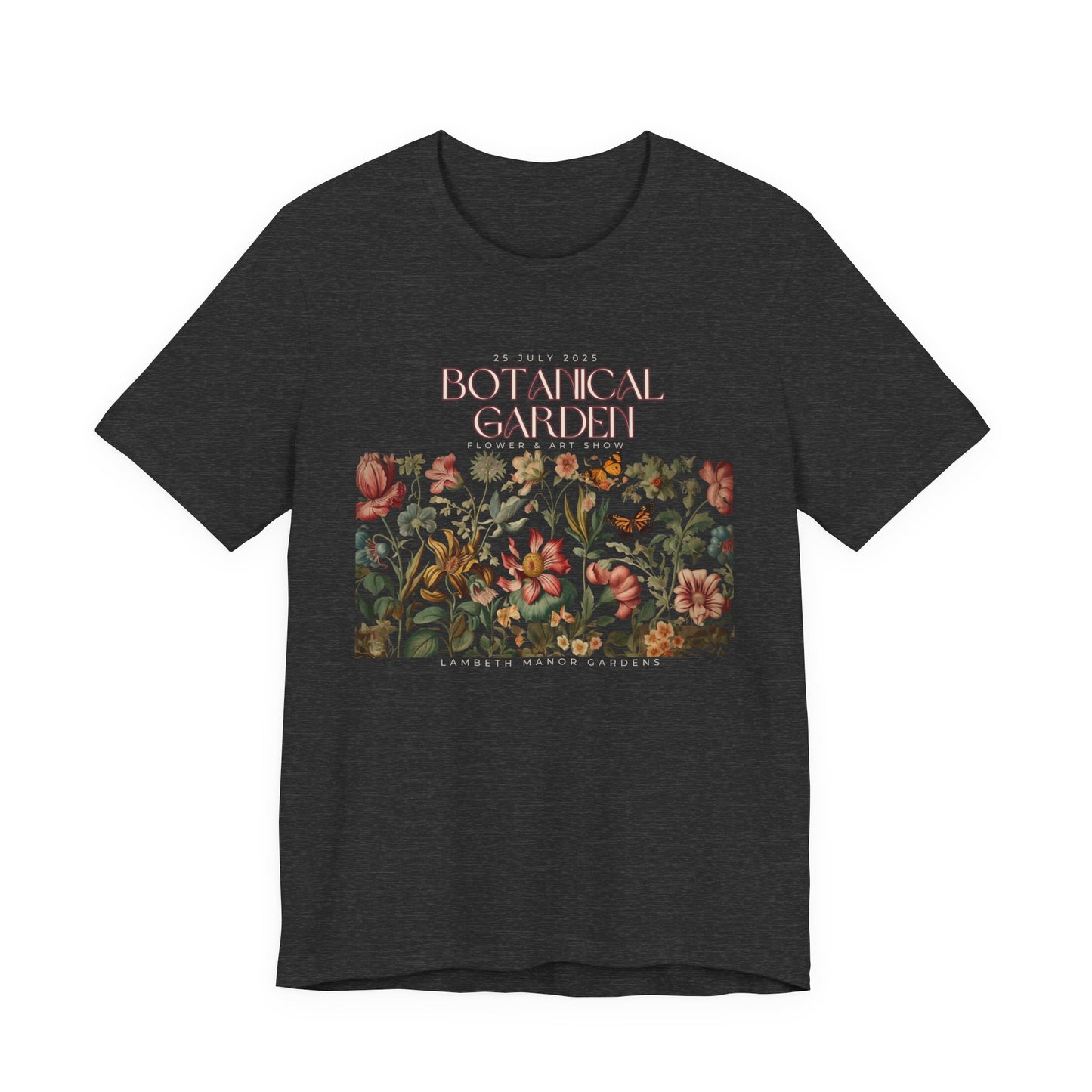 Botanical Garden Floral Tee — Vintage Flower Garden T-Shirt