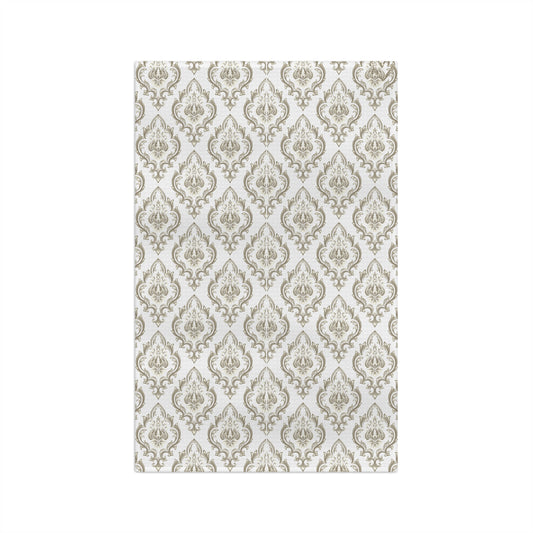 Damask Vintage Pattern Microfiber Tea Towel