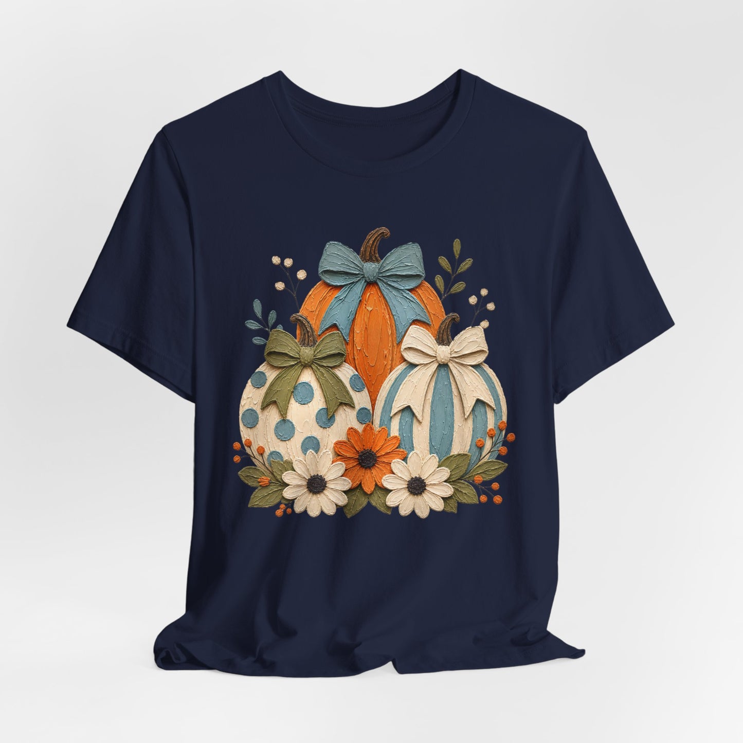 Autumn Pumpkins & Bows Tee