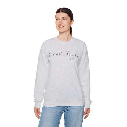 Eternal Family #Goals Sweatshirt – Cozy Faith-Inspired Crewneck