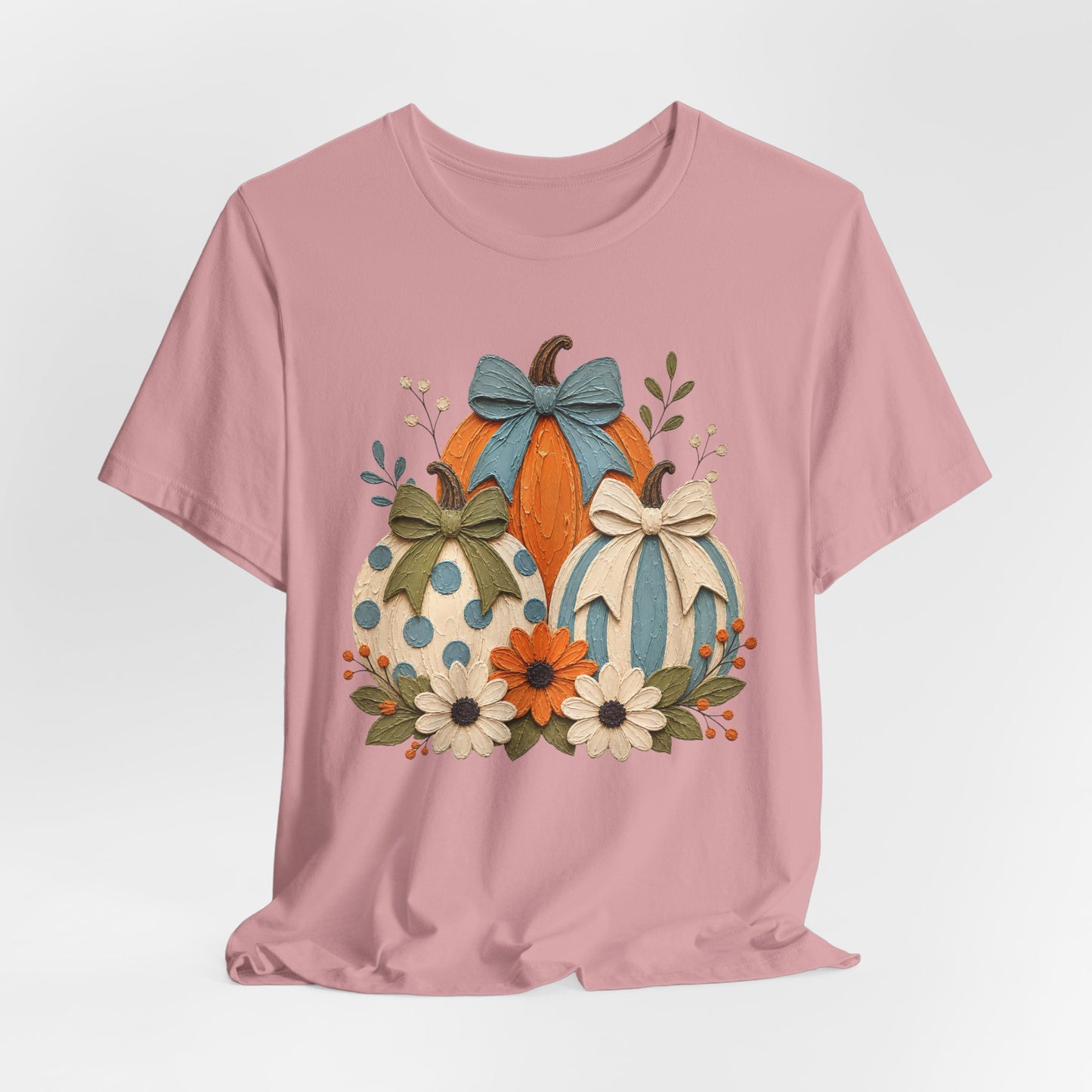 Autumn Pumpkins & Bows Tee