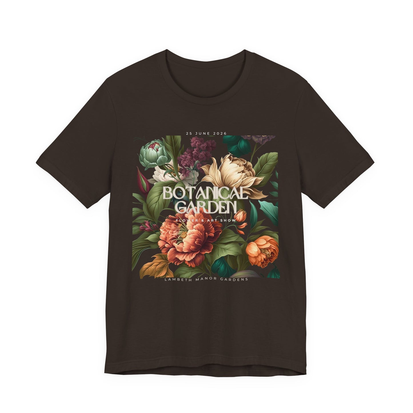 Botanical Garden Floral Tee — Vintage Garden Flowers Shirt