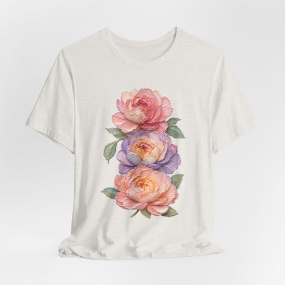 Impasto Style Peony