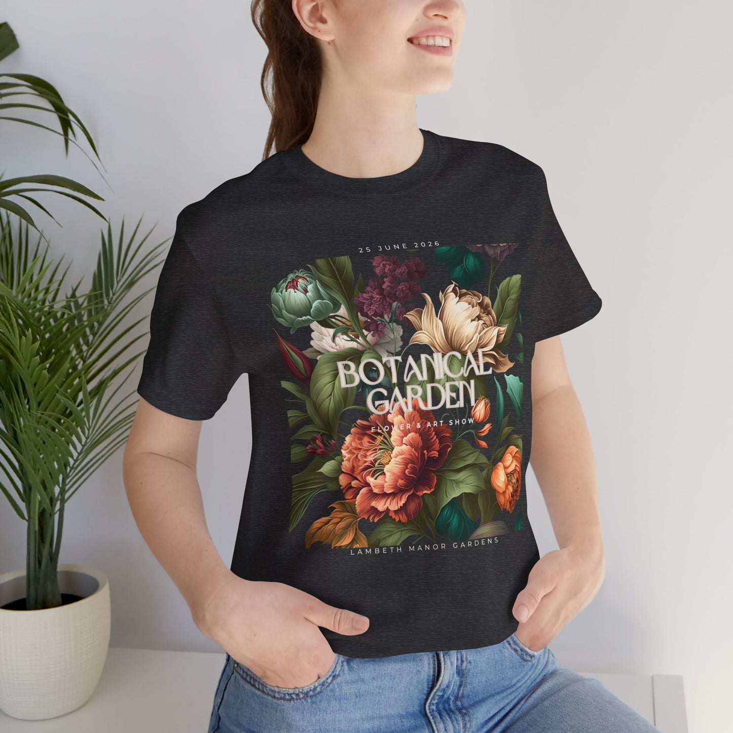 Botanical Garden Floral Tee — Vintage Garden Flowers Shirt