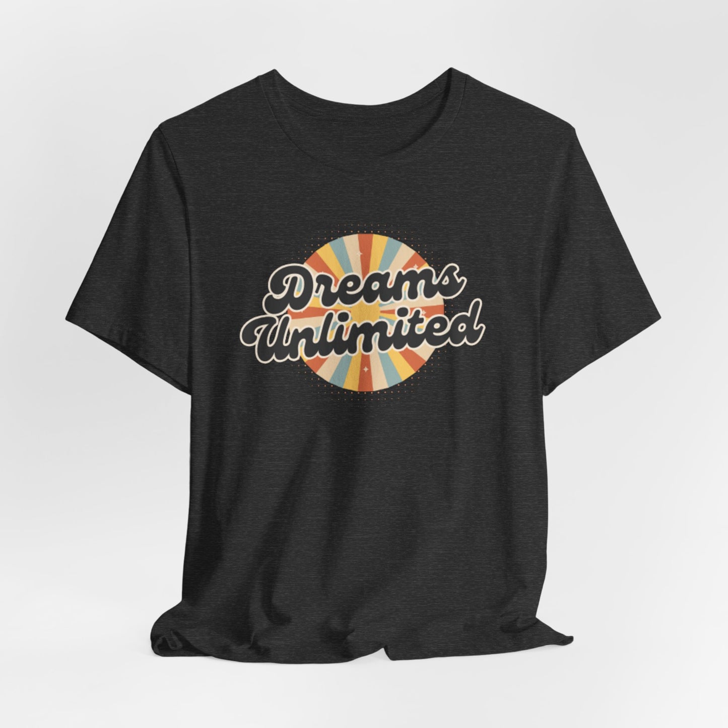 Dreams Unlimited Tee — Retro Sunrise Graphic T‑Shirt