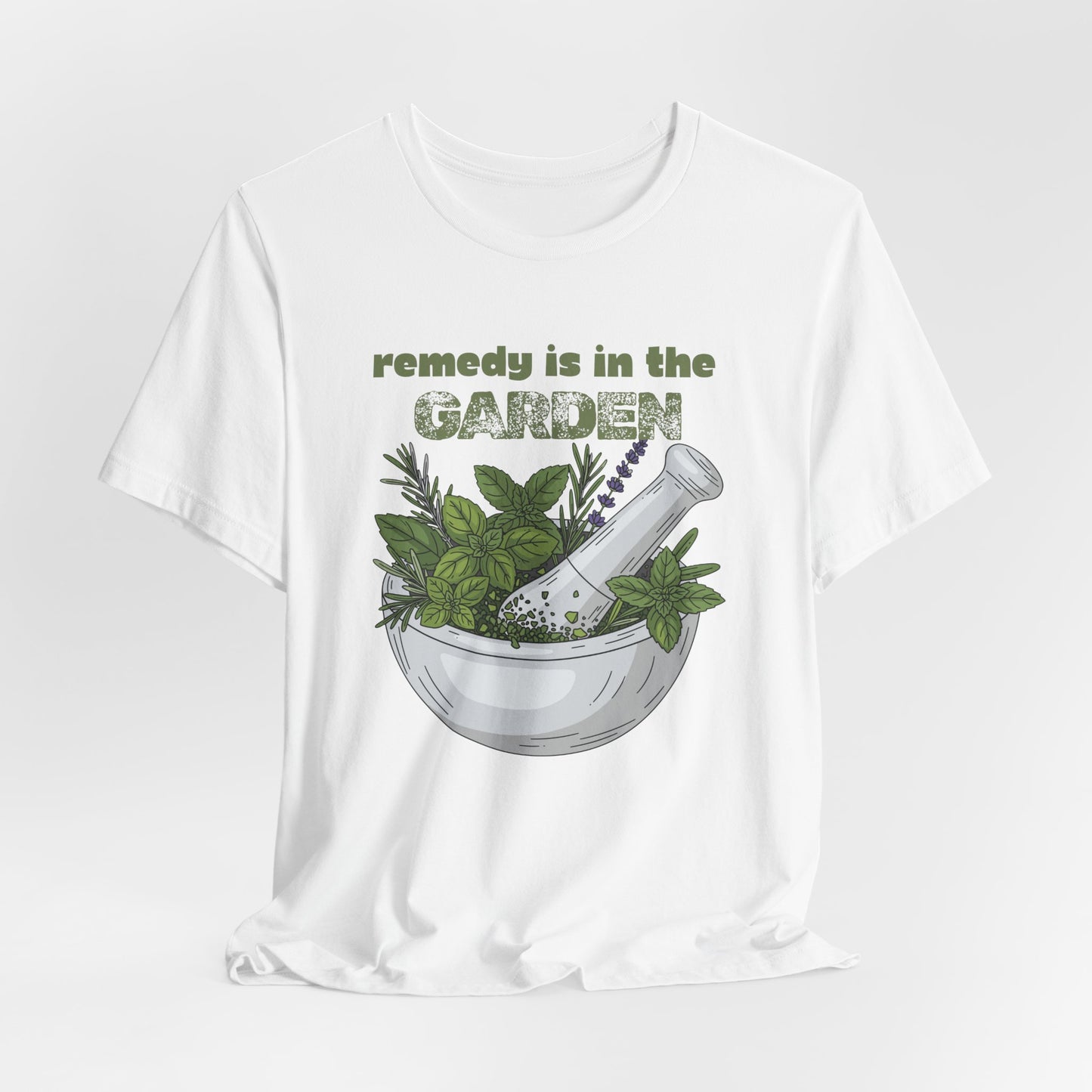 Remedy Is in the Garden Mortar & Pestle