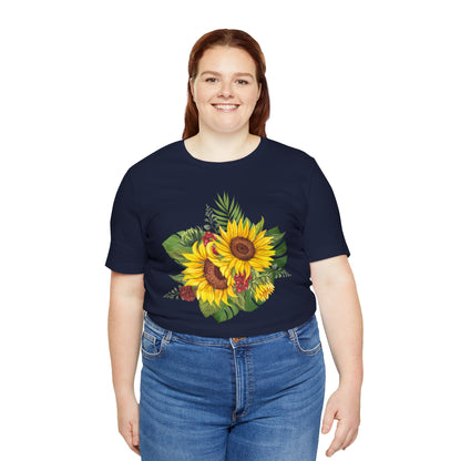 Sunflower Bouquet Tee – Floral Summer Graphic T-Shirt