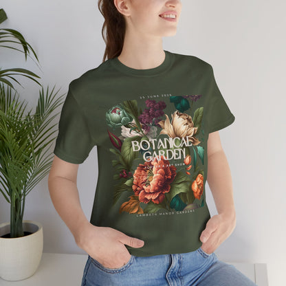 Botanical Garden Floral Tee — Vintage Garden Flowers Shirt