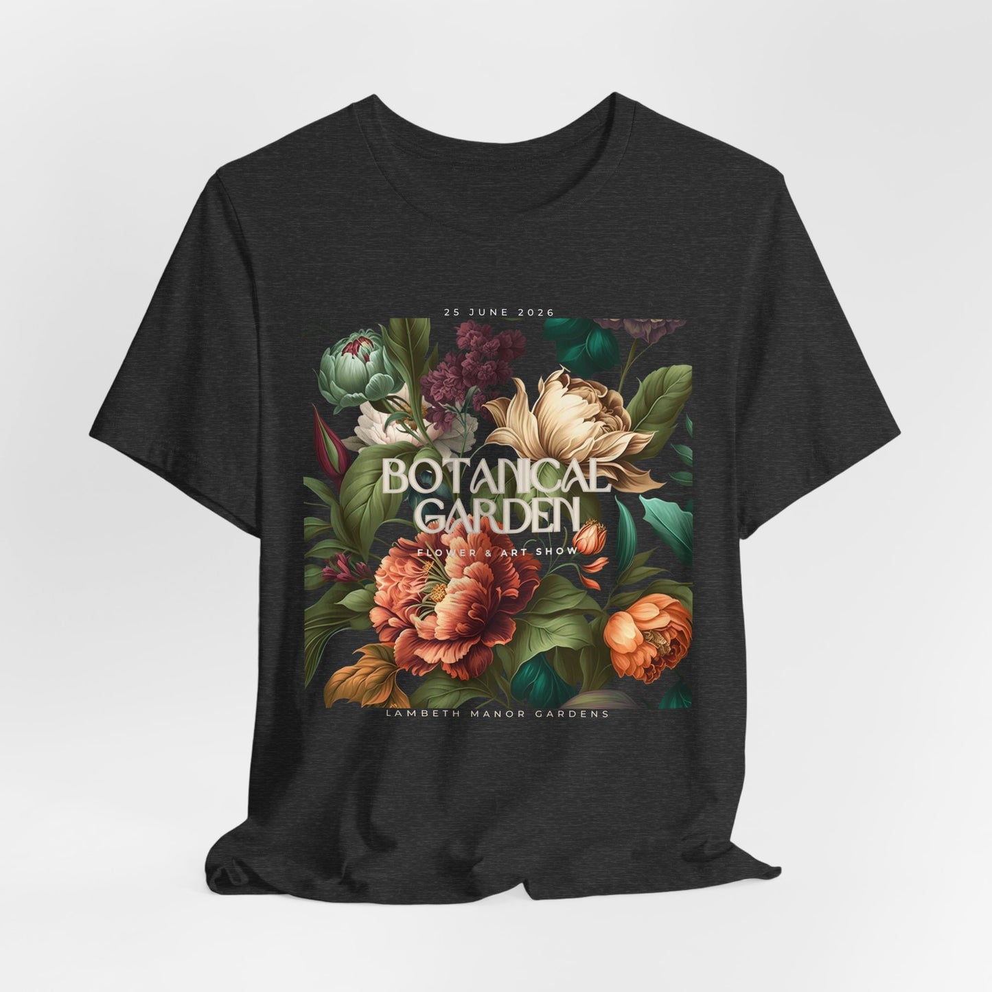 Botanical Garden Floral Tee — Vintage Garden Flowers Shirt