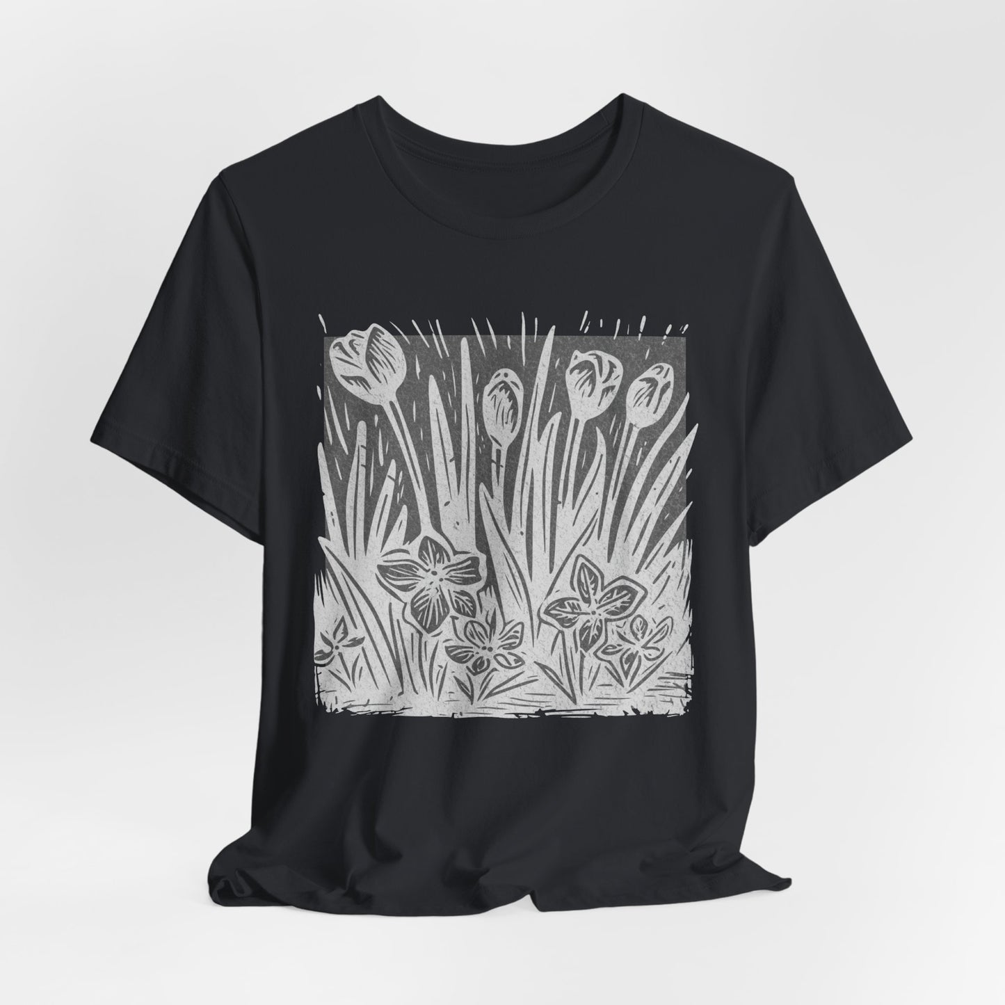 Floral Meadow — Hand-Drawn Garden Tee