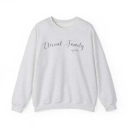 Eternal Family #Goals Sweatshirt – Cozy Faith-Inspired Crewneck