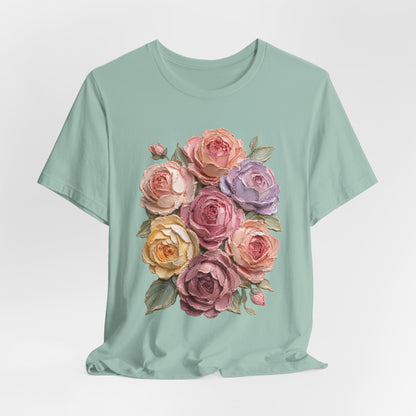 Impasto Rose Bouquet