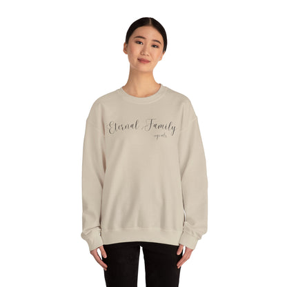 Eternal Family #Goals Sweatshirt – Cozy Faith-Inspired Crewneck