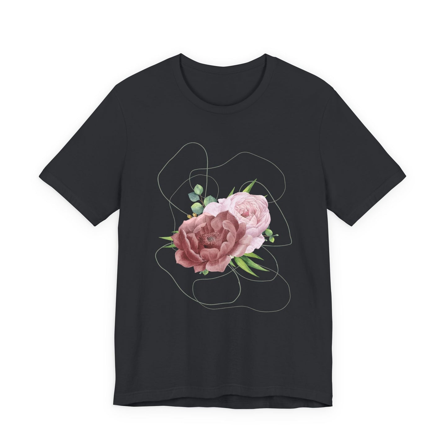 Vintage Floral Bouquet — Elegant Botanical Art Tee