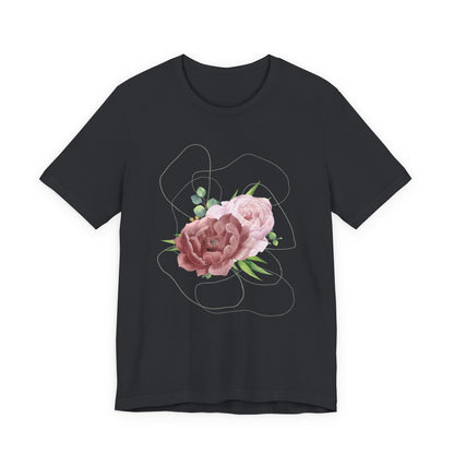 Vintage Floral Bouquet — Elegant Botanical Art Tee