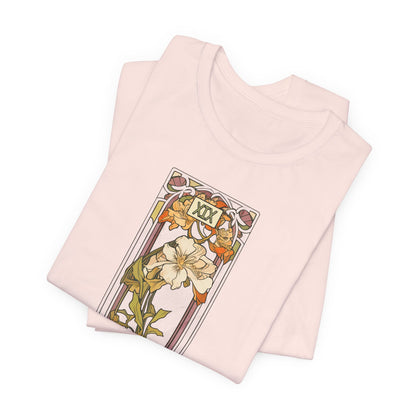 Art Nouveau Floral Tee — Iris Design