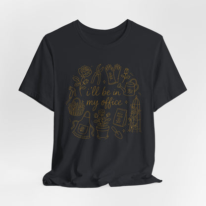 I'll Be in My Office Rose Tee