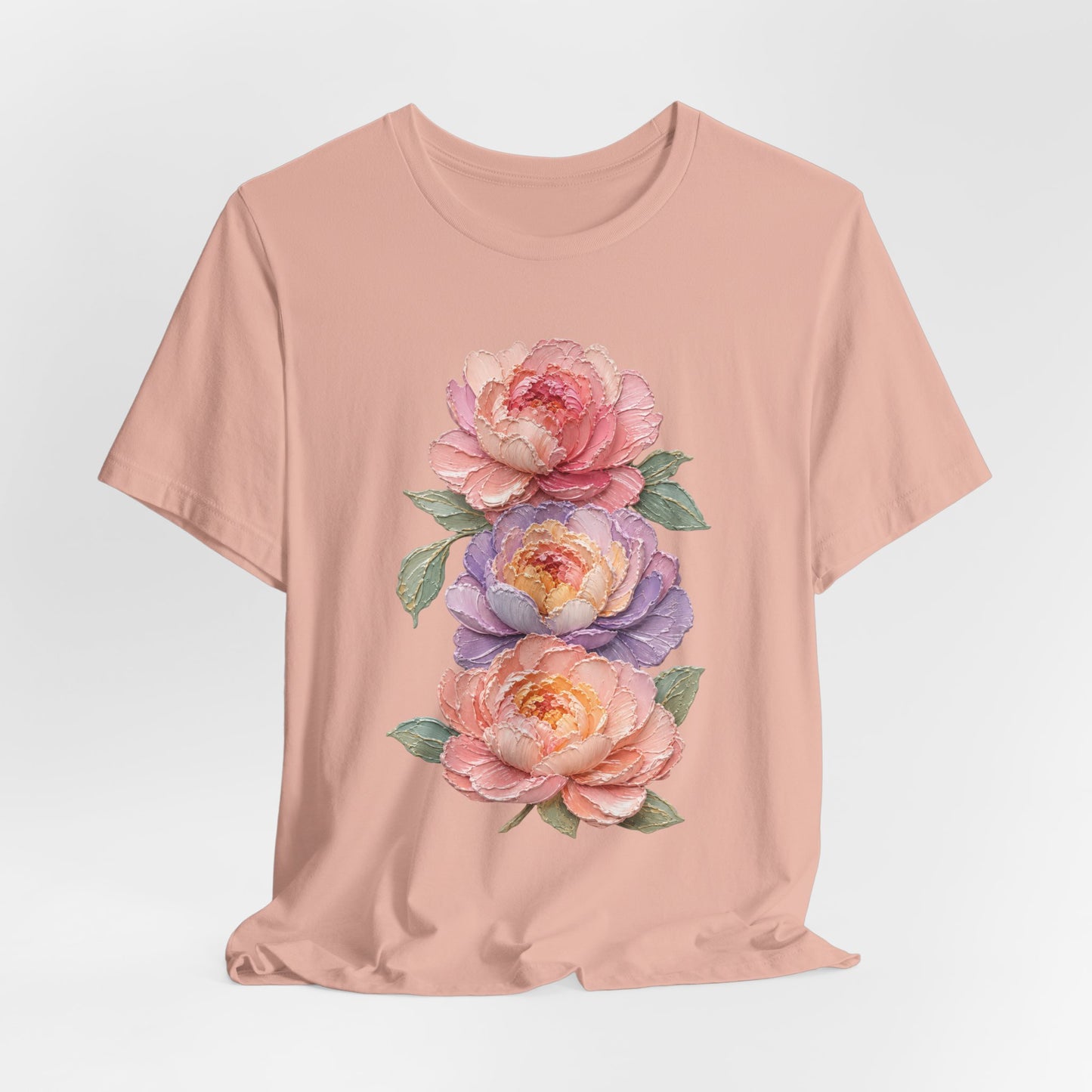Impasto Style Peony