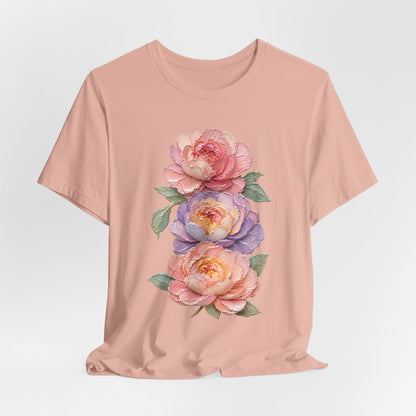 Impasto Style Peony