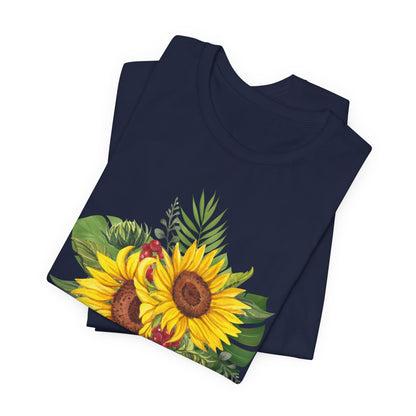 Sunflower Bouquet Tee – Floral Summer Graphic T-Shirt
