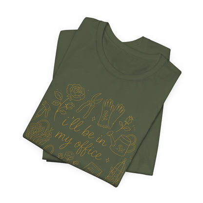 I'll Be in My Office Rose Tee