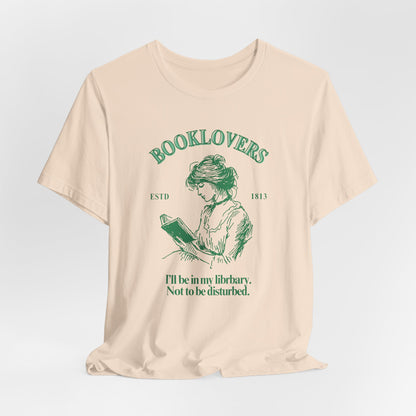 Book Lovers “I’ll Be in My Library” Graphic T-Shirt