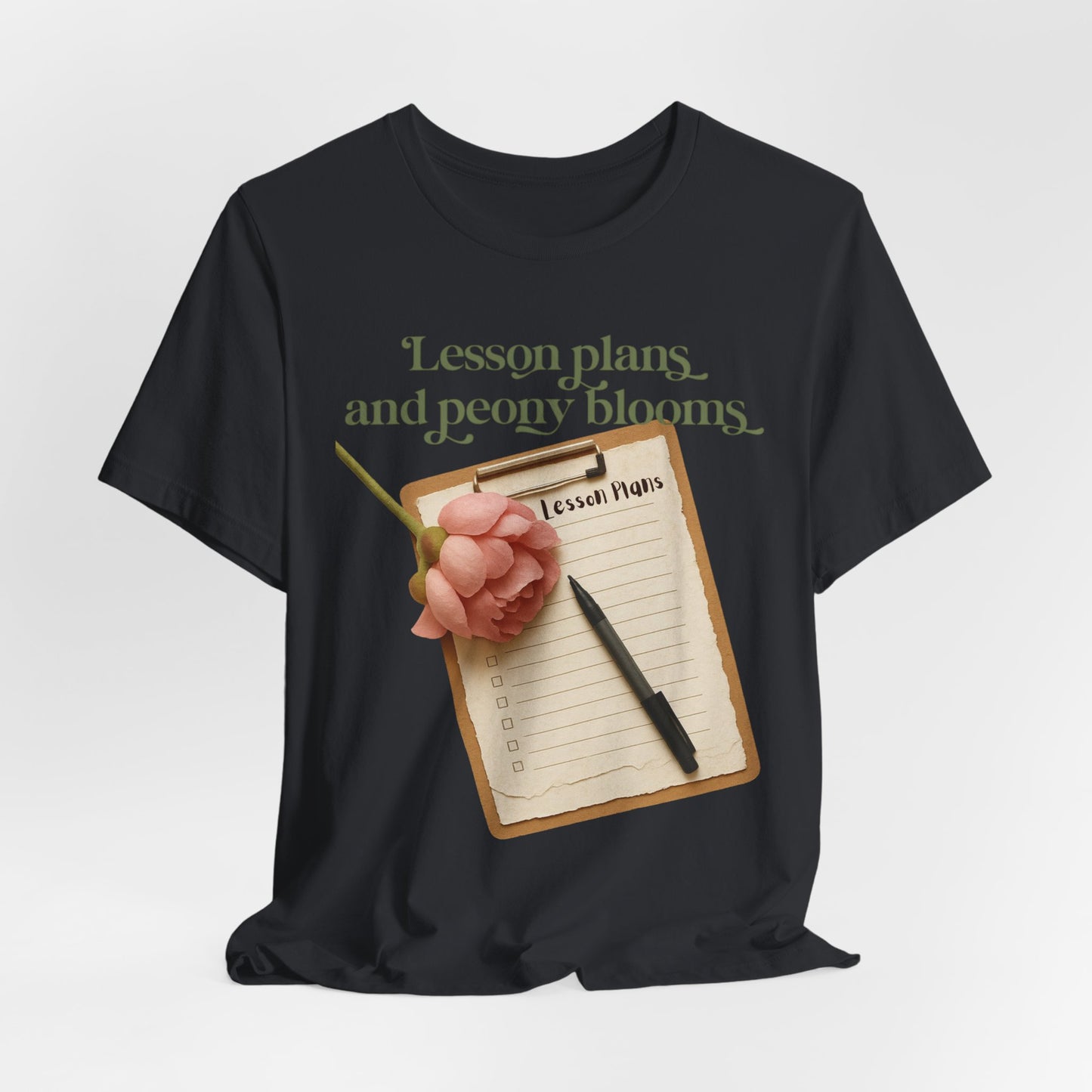 Lesson Plans & Peony Blooms Teacher Tee