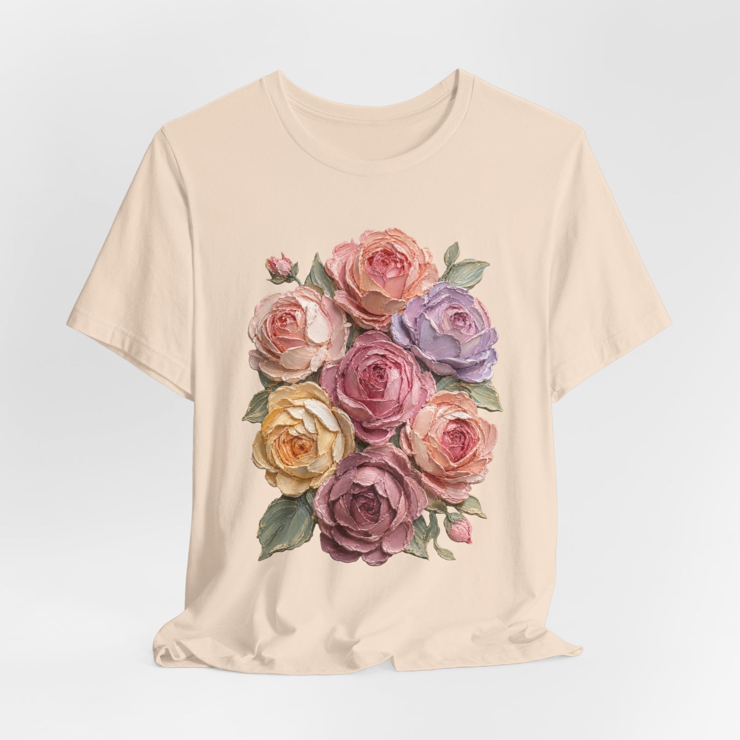 Impasto Rose Bouquet