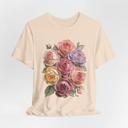 Impasto Rose Bouquet